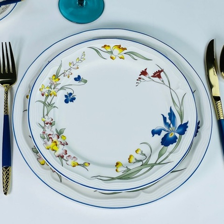 Lenardi 305-350 Набор из 6 тарелок 22х2см ФРЭНСИС в под.уп.(х6)Фарфор