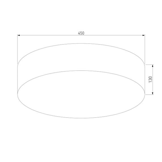 Потолочный светильник TK Lighting 1086 Rondo White