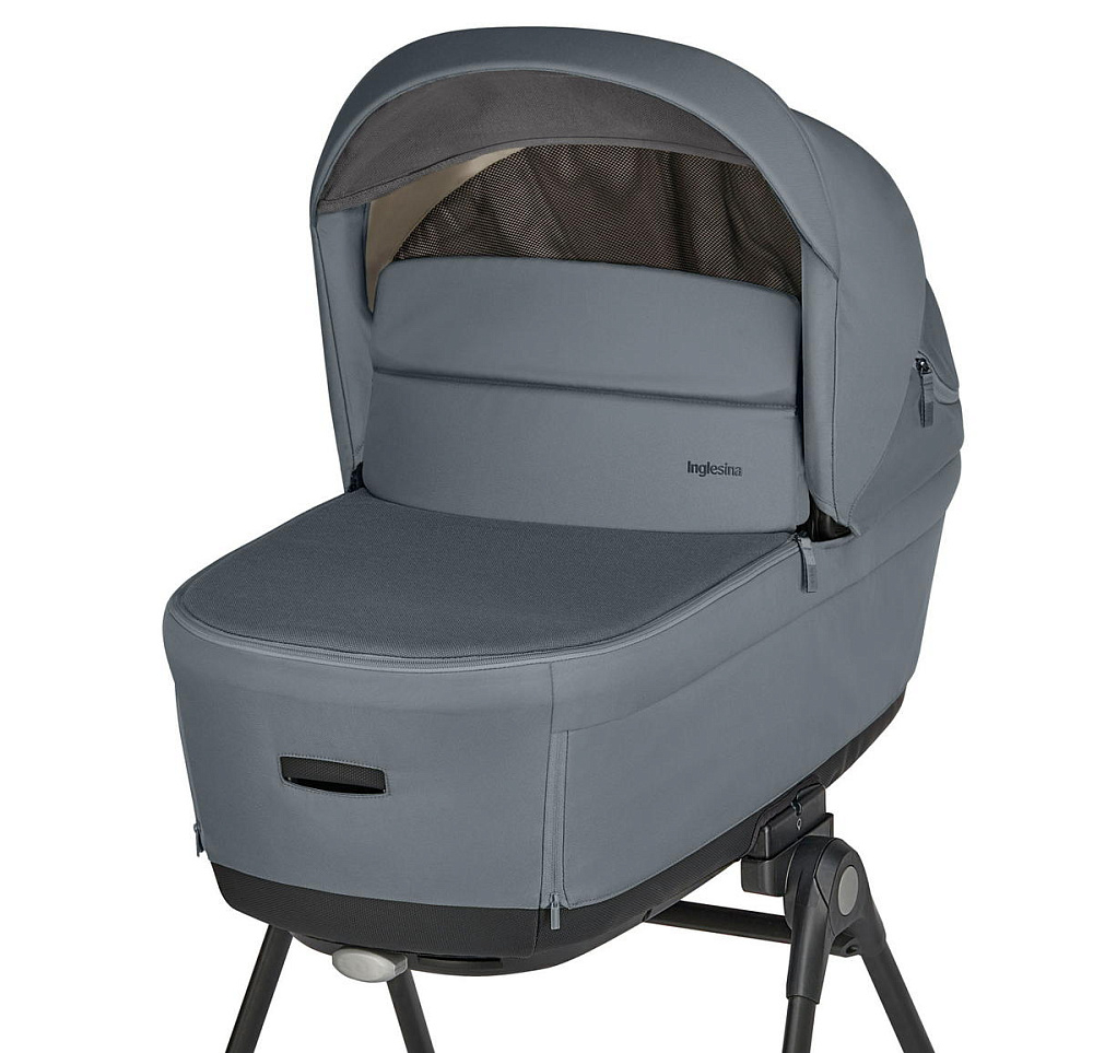 Коляска 3 в 1 Inglesina Electa System Quattro DRW 2025 с подставкой под люльку Union Grey