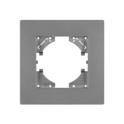 Рамка пластиковая FRM-PERIO-PL-1-GR (Arlight, -) 049690