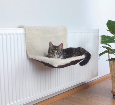 Гамак для кошки на радиатор, 45х26х31 см, бежевый, Trixie