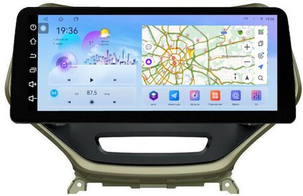 Магнитола для Jeep Cherokee 2014+ - FarCar монитор 12.3" 2K QLED на Android 14, TS10, CarPlay, 4G SIM-слот