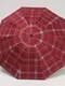 Зонт механический «Клетка», 4 сложения, 10 спиц, R = 53 см, цвет МИКС