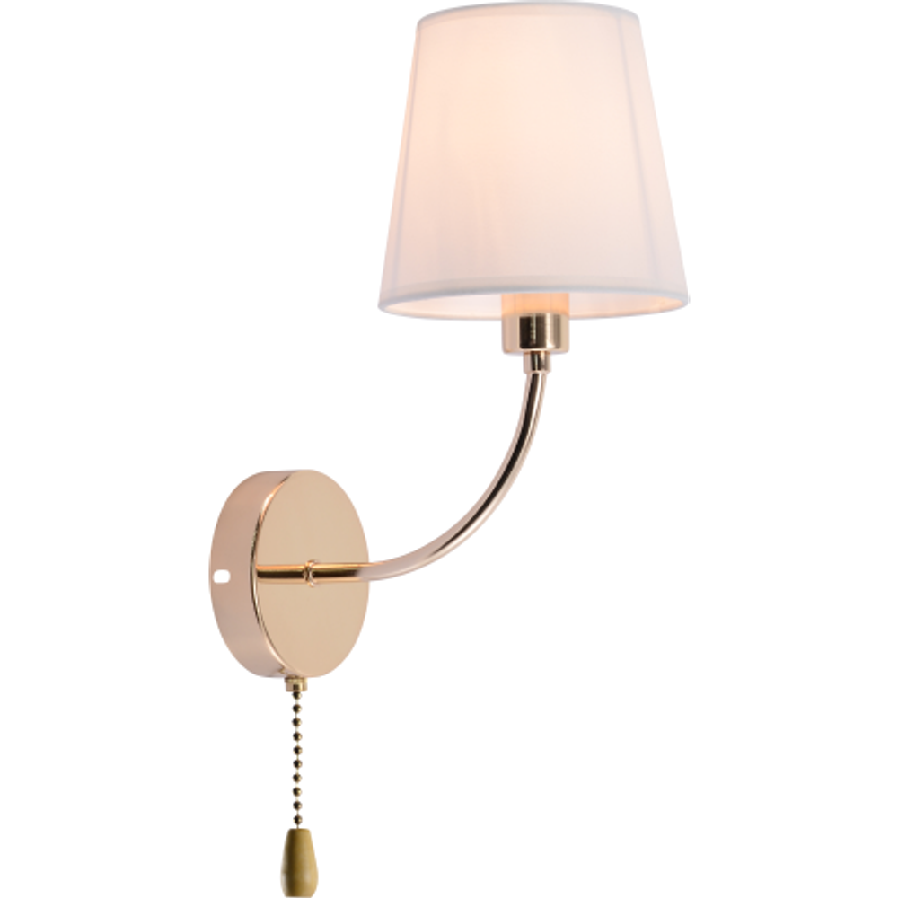 Бра светильник Rivoli Juliette 2094-401 настенный 1 х Е14 40 Вт классика с выключателем | Классика