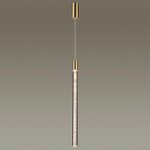 4369/5L HIGHTECH ODL23 267 полированное золото/акрил с пузырьками Подвесной св-к IP20 LED 4W 200Лм 3000K SPARKY