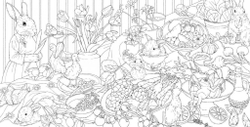 Menuet de bonheur. Coloring Book