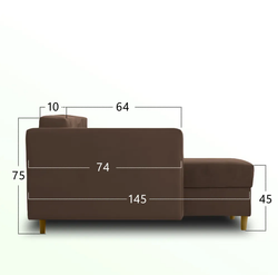 Диван "Венеция" с оттоманкой, Сити Мебель, г. Челябинск