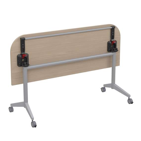 8ФСРР.103 Складной радиусный стол-трансформер с фиксаторами (1650*600*750)