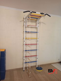 Монтаж шведской стенки Sv Sport в пеноблочные, газоблочные стены