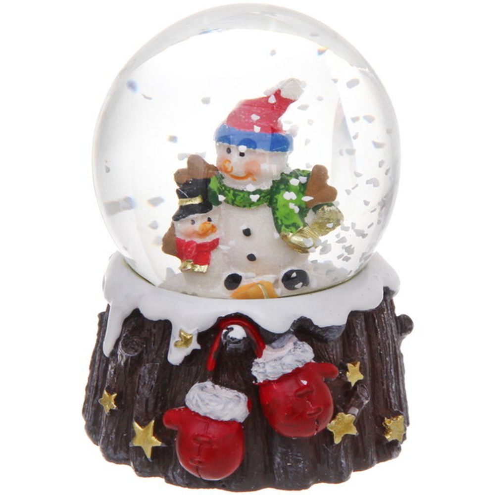 Сувенир Снежный шар «Волшебный пенёк» 5*7 см, микс