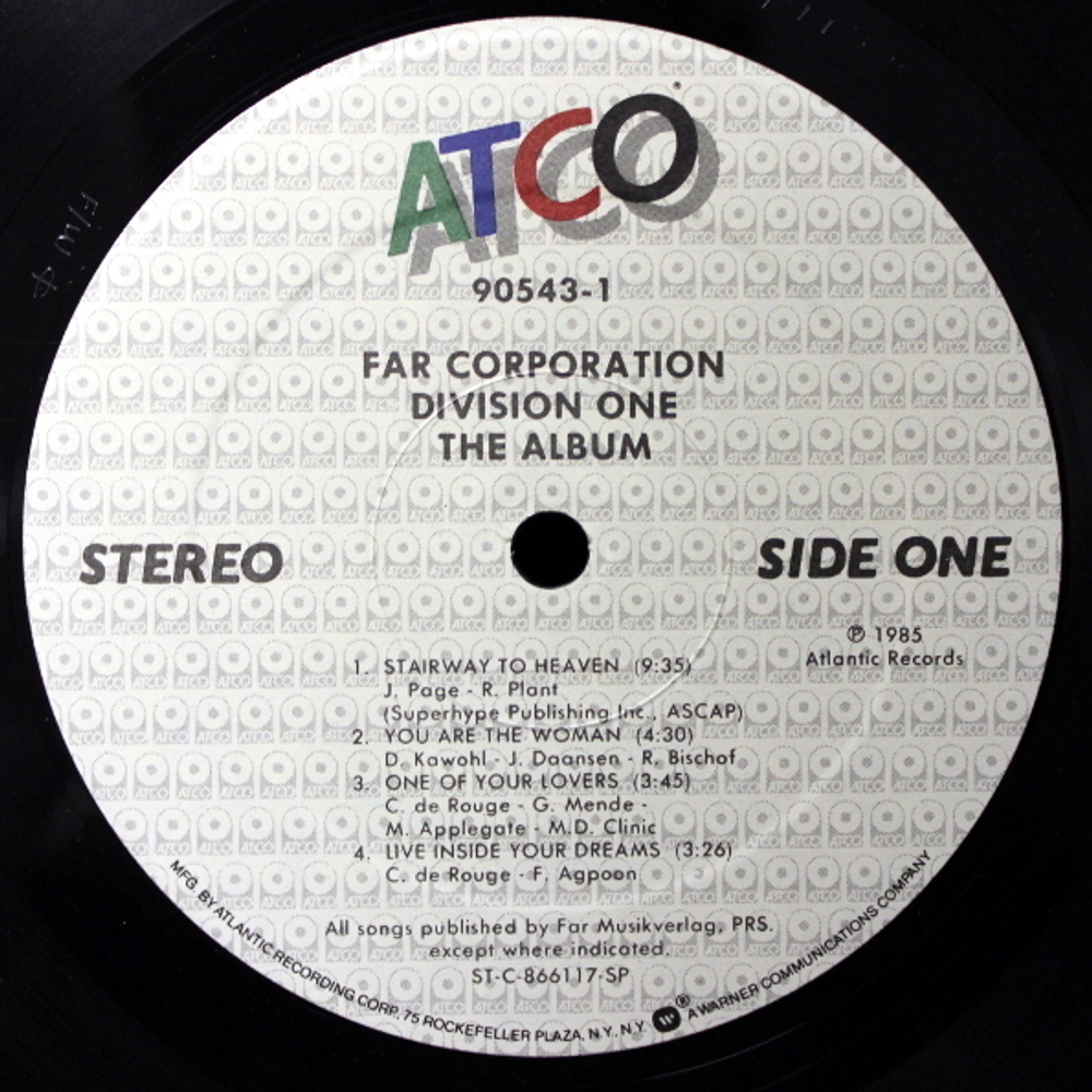 Far Corporation / Division One - The Album (LP)