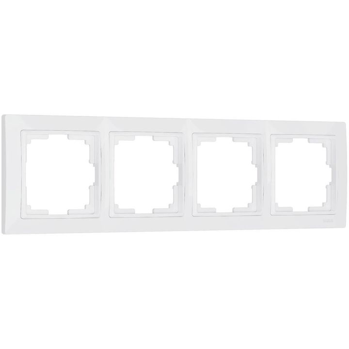 Рамка на 4 поста Werkel Snabb basic белый W0042001 4690389161414