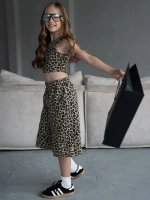 Костюм для девочки в сад топ и шорты