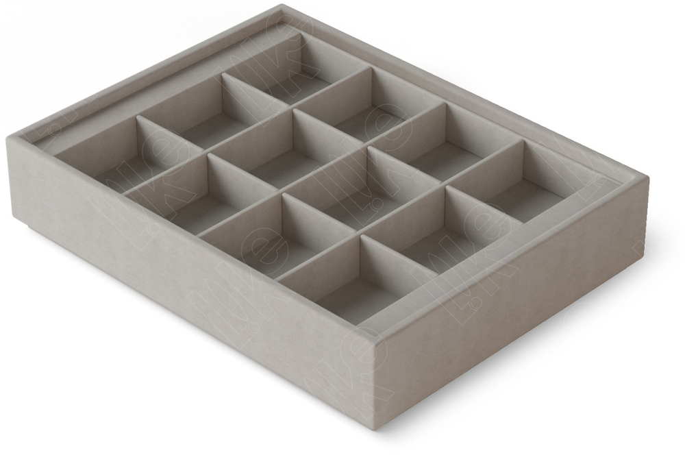 Планшет Бета/3 серия/приподнятое дно/12 ячеек 08 (41х48 мм.)