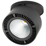 214827 Светильник FORTE INCA LED 26W 1950LM 30G ЧЕРНЫЙ 4000K