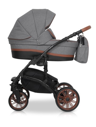 Детская Коляска Riko Piano 2 в 1 (Серый)