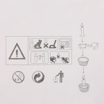 Свеча для торта Цифра Звёздное сияние «5» 16 см (набор 3шт), серебро