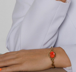 Браслет Qudo TIVOLA UNICA big (G/P) Crystal orange ignite 189714