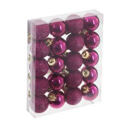 GAEM Набор из 20шт Украшение новогоднее "Шар", D 3 см, L14,5 W3 H11,5 см