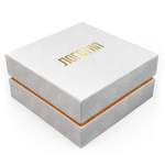 Квадратный картонный футляр серии «Степ» под кольцо.