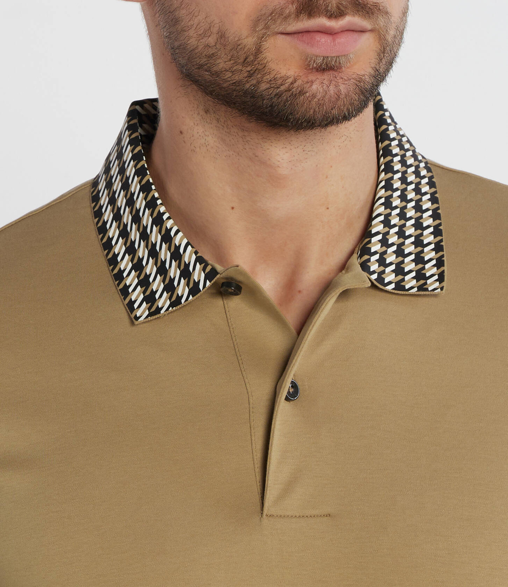 Поло Parlay BOSS BLACK - коричневый(50499220)