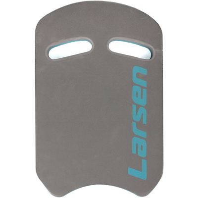 Доска для плавания AquaFitness Larsen YP-07SP р28х43х3.5 графит/бирюз.