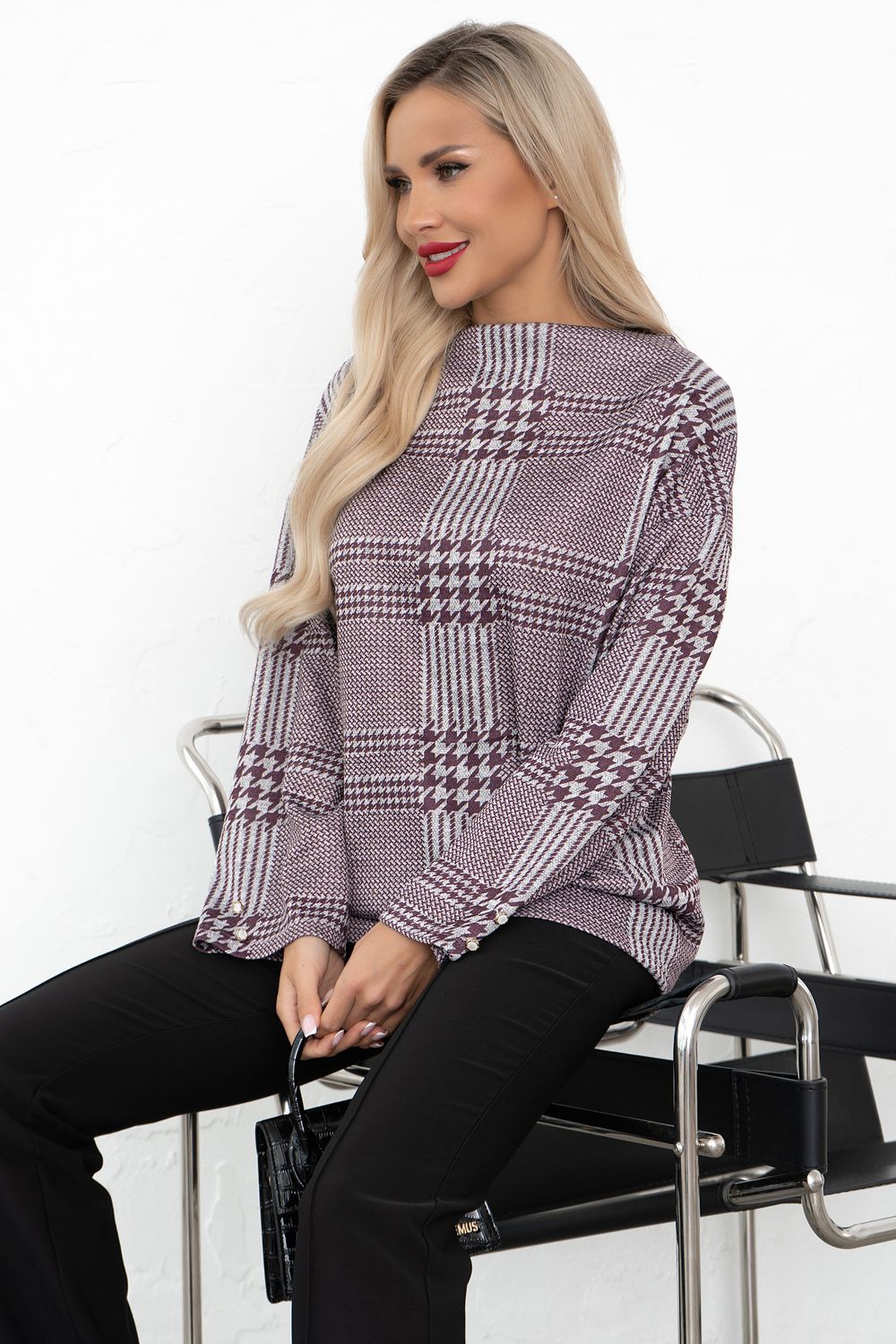 Джемпер (сливовый) Б11-113/3 Nikol (Акция)