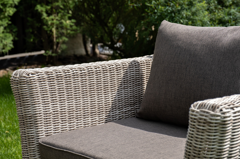 "Капучино Сингл" лаунж-зона из искусственного ротанга, цвет коричневый