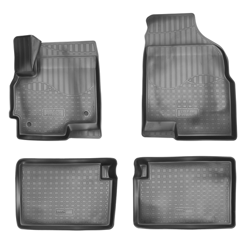 Ковры в салон Norplast/Unidec для Chery Tiggo 5 в кузове T21 (2014-), Черный, арт.NPA10-C11-705