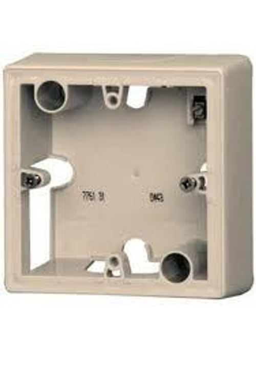 776131 Коробка для накладн. монтажа 1 пост ,сл. кость Valena