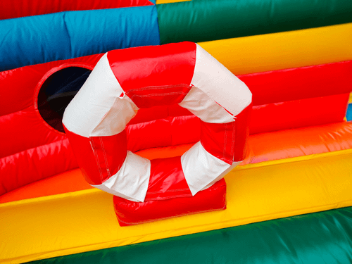 Большой надувной батут-горка «Корабль флибустьеров 2» 12*6*6 м