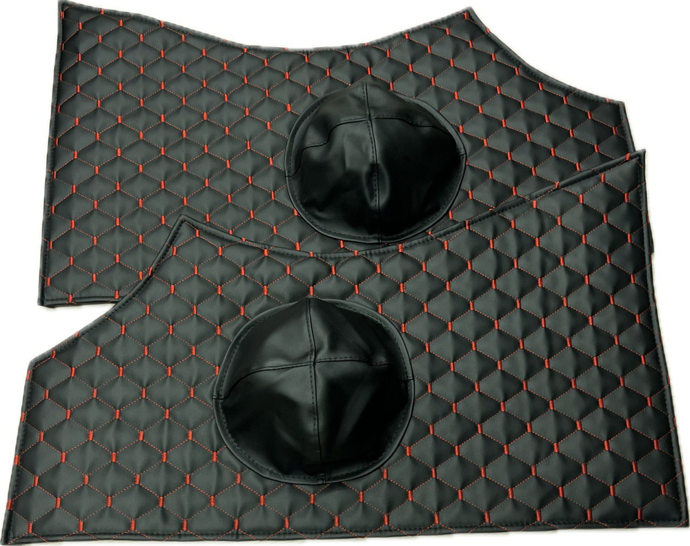 Утеплитель под фары внутр. УАЗ 452 Буханка, 2206, 3303 (красная нить Рубин)