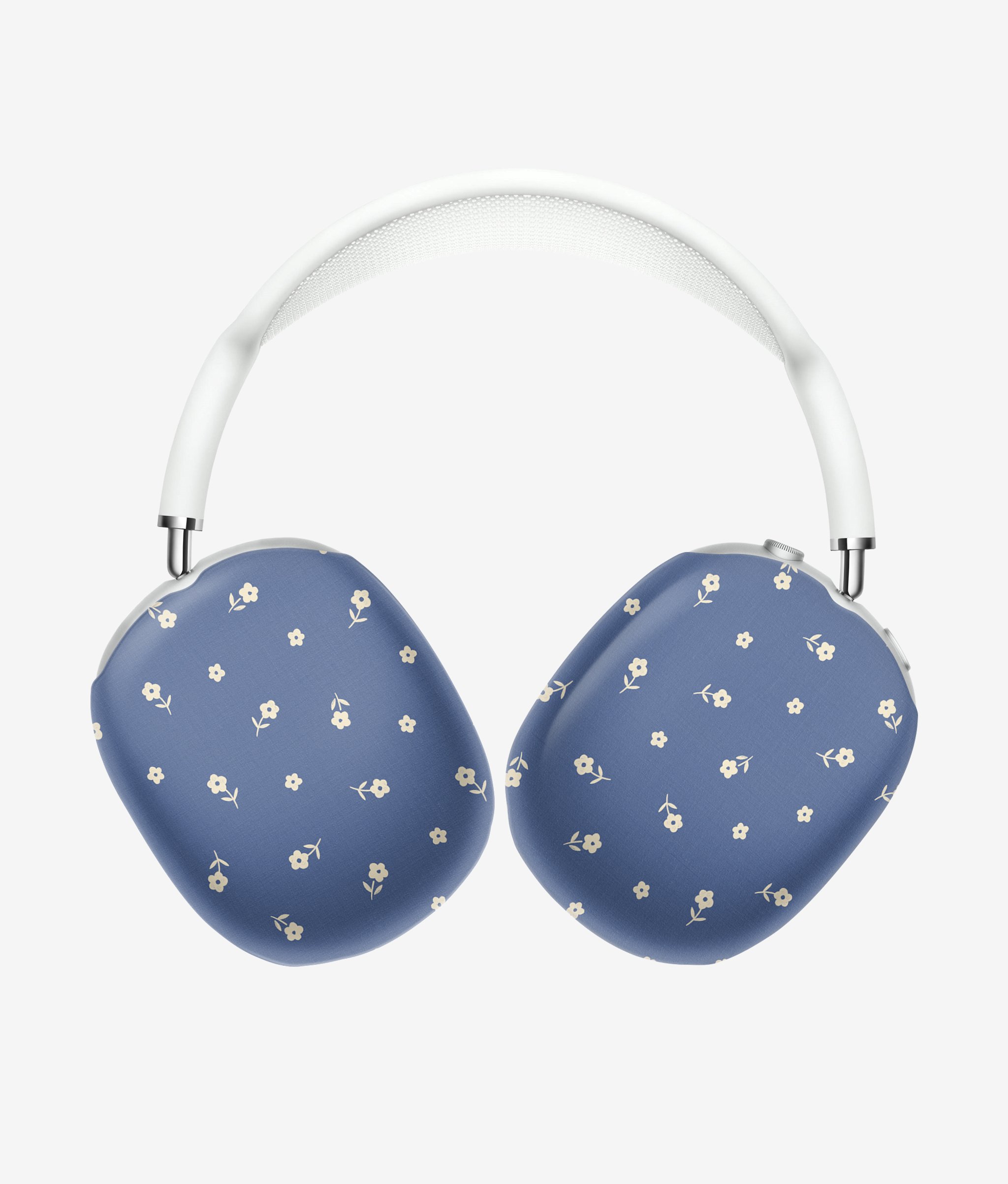 Кейс EARLY FLOWERS (синий) для AirPods Max