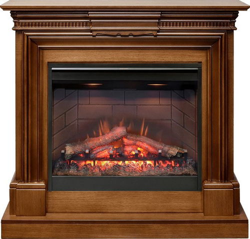 Каминокомплект Chelsea - Орех (Ширина 1150 см) с очагом Symphony 26'' DF2608-INT