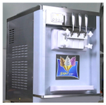 Фризер для мягкого мороженого Hualian HIM-03 (помпа, ночное хранение, 3 рожка)