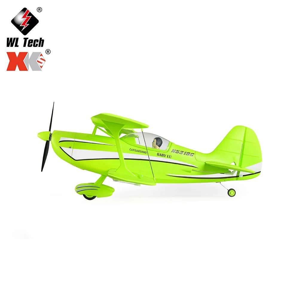 Возрастное ограничение от : 14+ Радиоуправляемый самолет Wltoys A300 XK-A310 , четырехканальный биплан, 2.4G3D6G , 6 осевой гироскоп