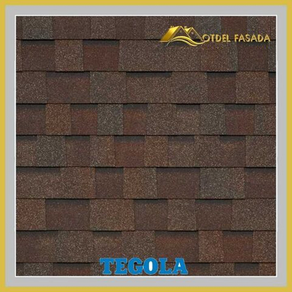 Гибкая черепица TEGOLA CORTINA Nocciola 432 2,29м2