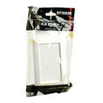 Рамка 2-местная (без перемычки), пластик, STEKKER, PFR00-7012-01, серия Катрин, белый 50050