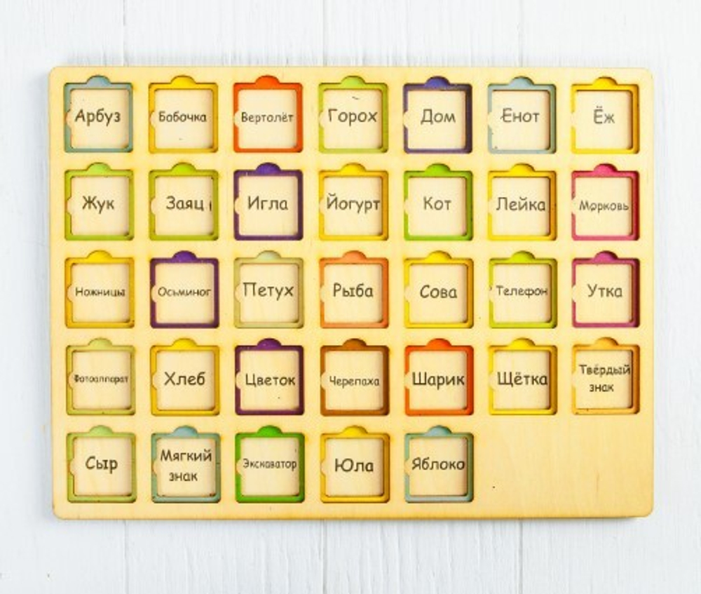 Дидактическая игра "Секретики "Алфавит"