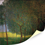 Картина для интерьера Фруктовые деревья, художник Климт, Густав, печать на холсте Настене.рф