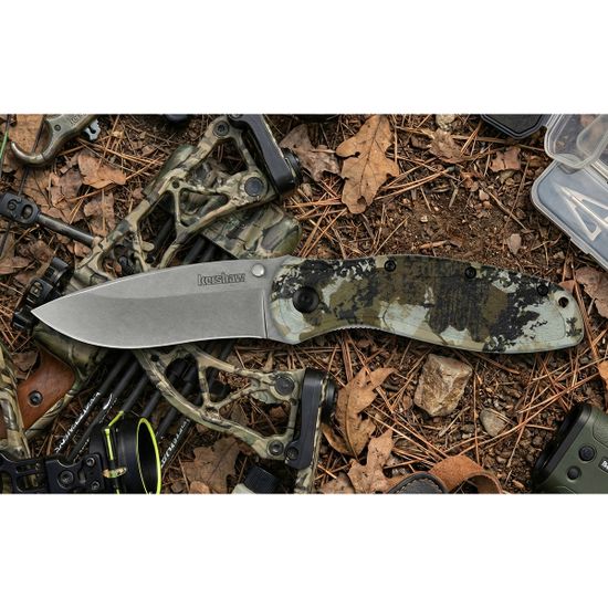 Нож KERSHAW 1670KC Blur с клинком из стали 14C28N, рукоять Алюминиевый сплав (6061 T-6) и Trac-Tec