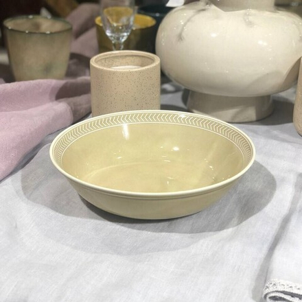 Салатник с орнаментом фисташковый 600 мл