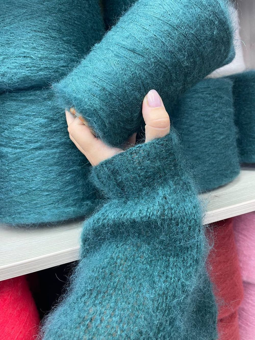 ECAFIL 30% кид мохер 30% полиамид 40% полиакрил