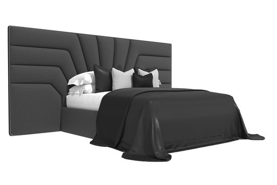 Кровать Интерио с широким изголовьем