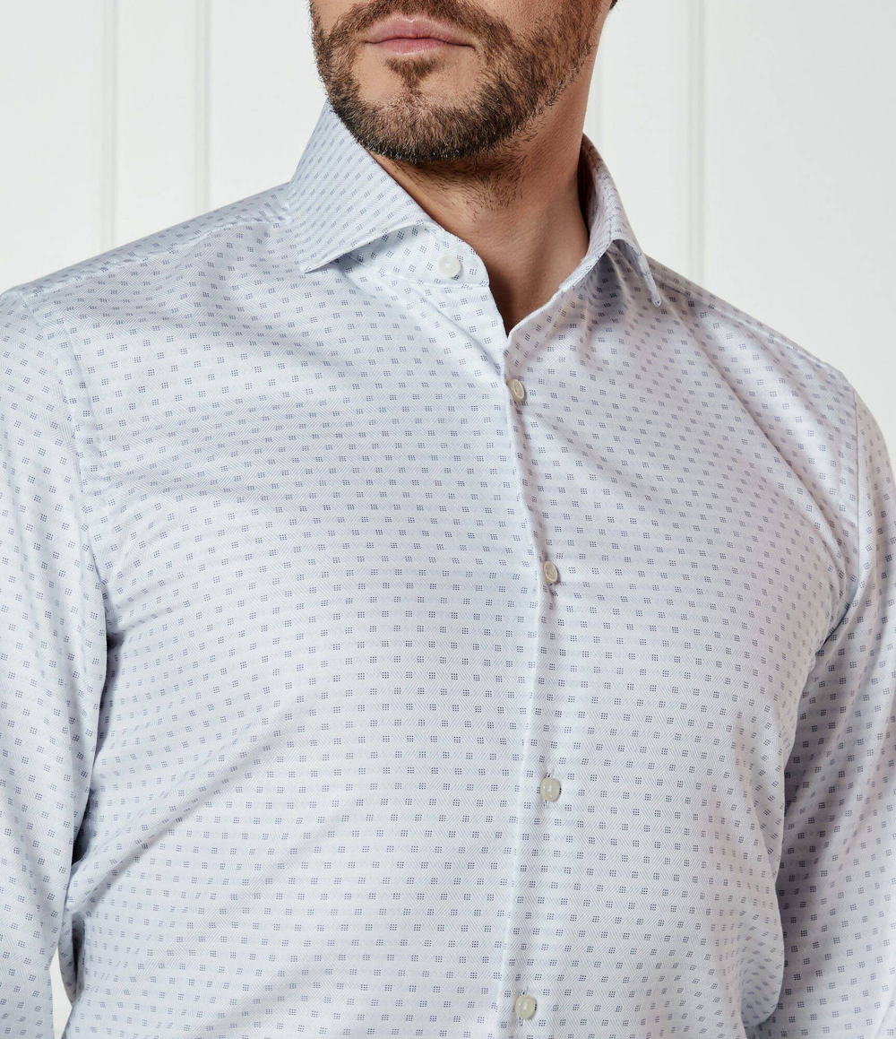 Рубашка H-HANK-spread-C1-222 BOSS BLACK - белый(50533039)