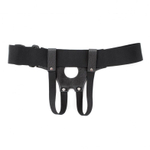 Черные унисекс-трусики для страпона (Размер: S-M) (Цвет: черный)