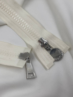 Молния Монкл. двухзамковая тракторная айвори (молочная)