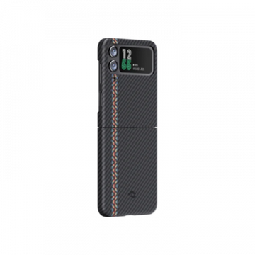 Чехол Pitaka Fusion Weaving MagEZ Case 3 для Samsung Galaxy Z Flip4, Rhapsody, кевлар (арамид)