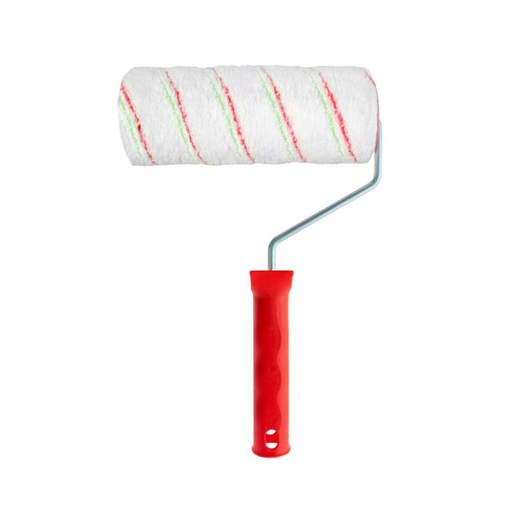 80196 Валик "Эмали" , 180 мм, ворс 12 мм, D - 48 мм, D ручки - 6 мм, полиамид,полиакрил Сибртех