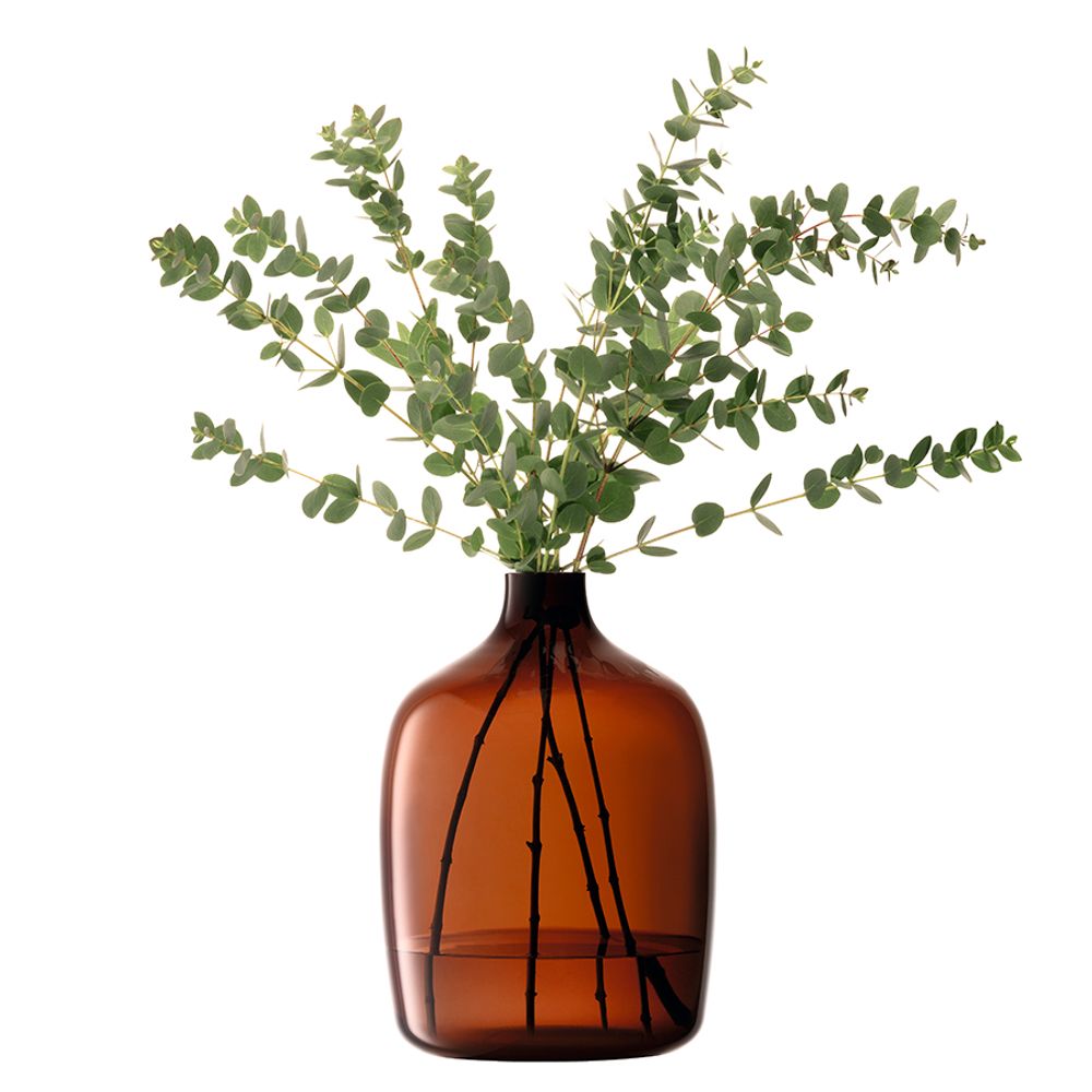 Ваза Vessel, 27 см, коричневая